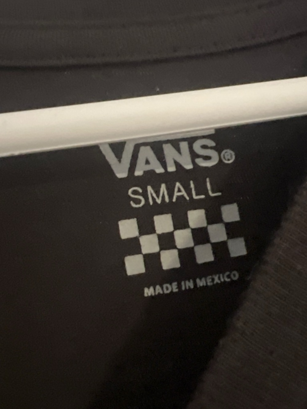 Vans Black Crop Tee with Pink Logo and Skull Graphic - Picture 2 of 3